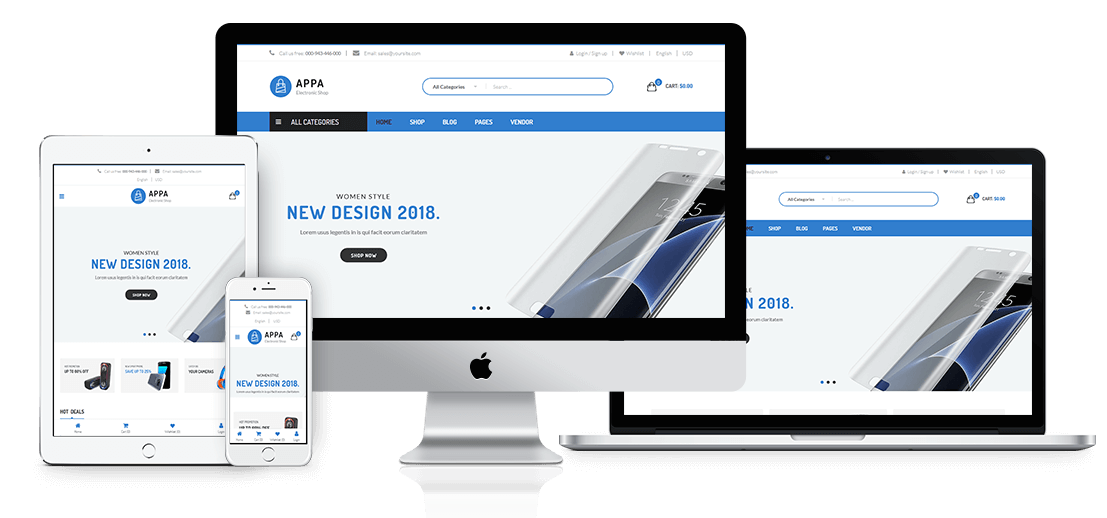 Appa | Electronics & Watches WooCommerce WordPress Theme